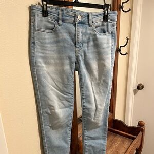 american eagle low rise jeggings super stretch size 6 regular length